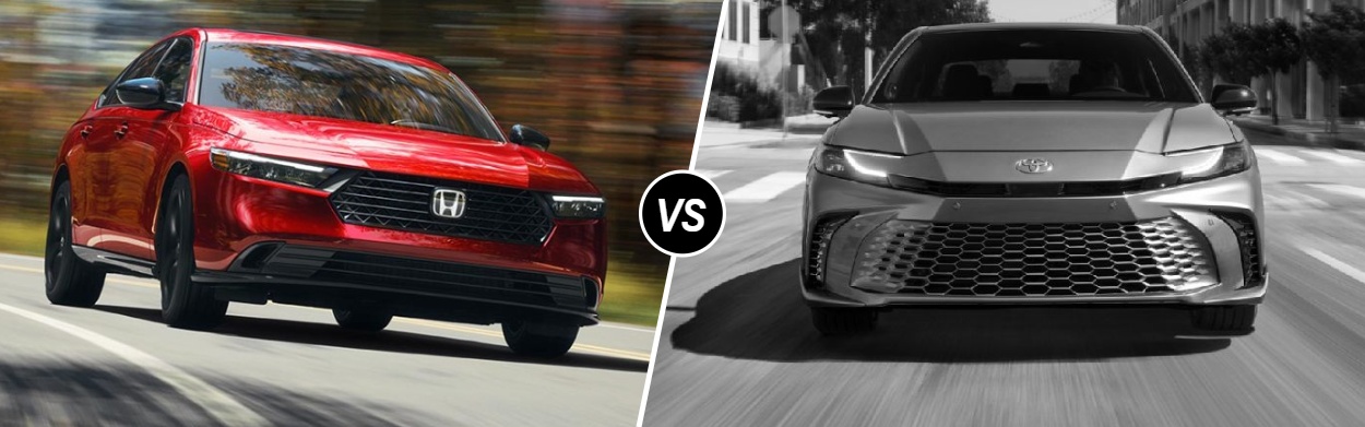 2025 Honda Accord vs 2025 Toyota Camry in Brandon, MS 2025 Honda Accord vs 2025 Toyota Camry in Brandon, MS