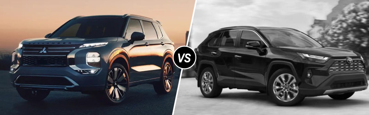 2025 Mitsubishi Outlander vs 2025 Toyota RAV4 in Grand Blanc, MI 2025 Mitsubishi Outlander vs 2025 Toyota RAV4 in Grand Blanc, MI