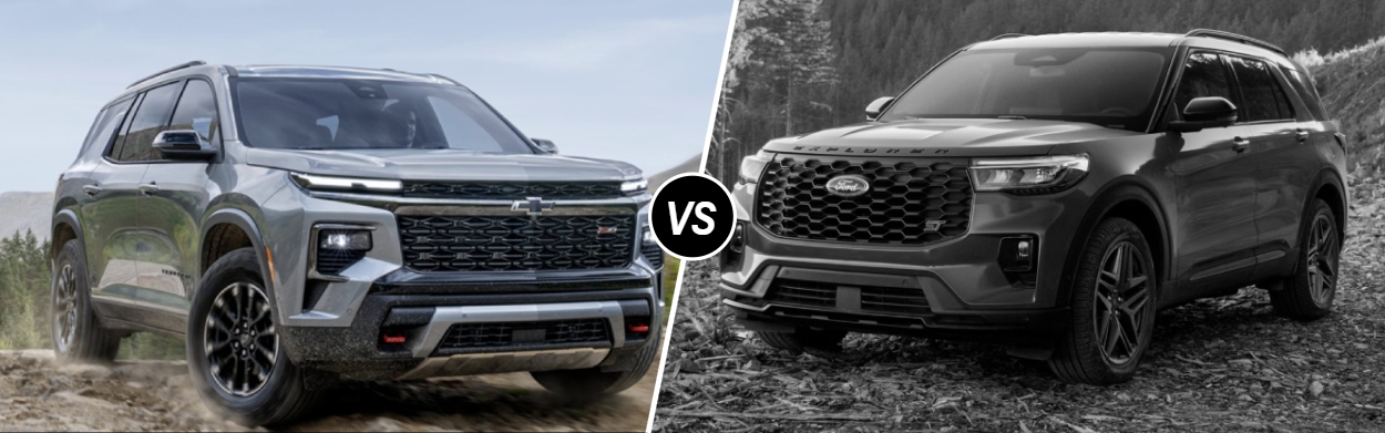 2026 Chevrolet Traverse vs 2026 Ford Explorer in Momence, IL 2026 Chevrolet Traverse vs 2026 Ford Explorer in Momence, IL