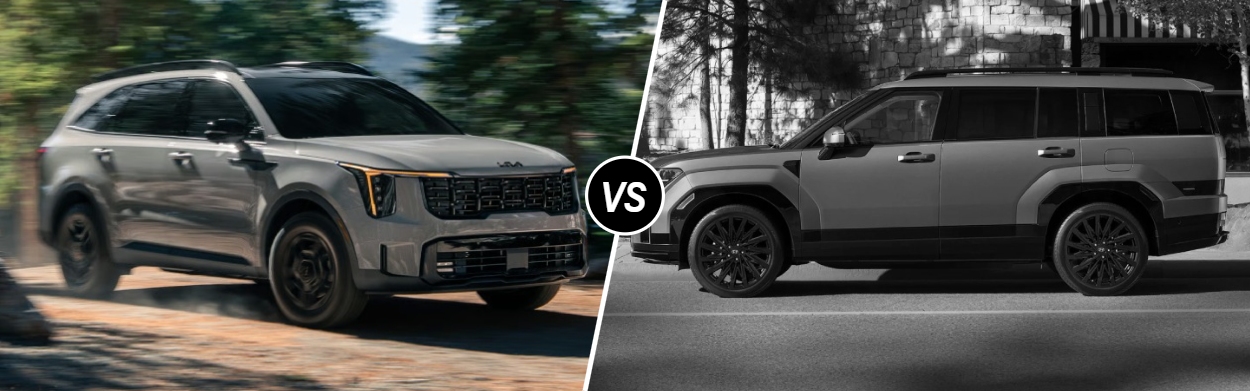 2026 Kia Sorento vs 2026 Hyundai Santa Fe in Eau Claire, WI 2026 Kia Sorento vs 2026 Hyundai Santa Fe in Eau Claire, WI