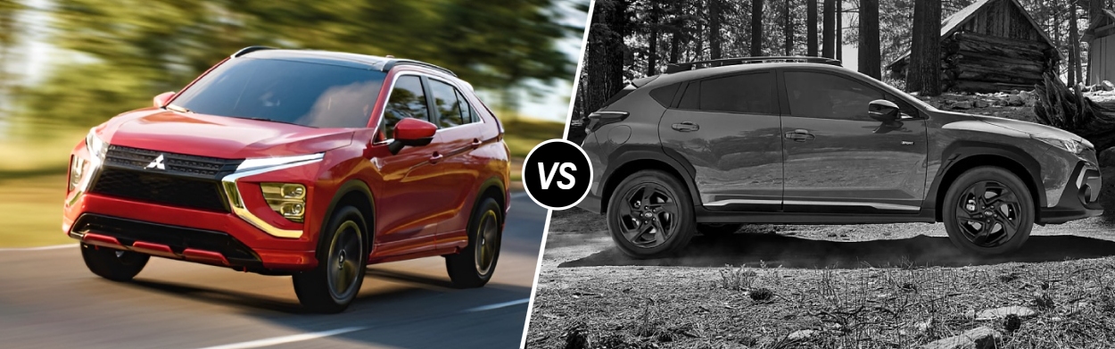 2026 Mitsubishi Eclipse Cross vs 2026 Subaru Crosstrek in Matteson, IL 2026 Mitsubishi Eclipse Cross vs 2026 Subaru Crosstrek in Matteson, IL