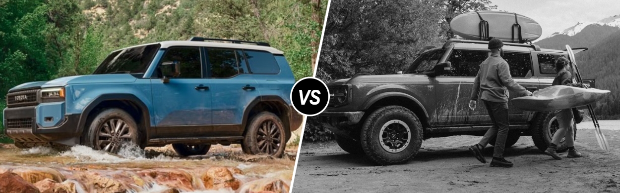 2026 Toyota Land Cruiser vs 2026 Ford Bronco in Portland, OR 2026 Toyota Land Cruiser vs 2026 Ford Bronco in Portland, OR