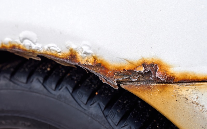 Should I worry about rust when buying a used car near Livonia, MI?