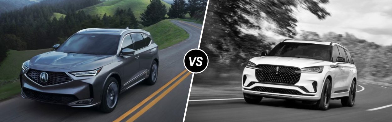 2025 Acura MDX vs 2025 Lincoln Aviator in Dublin, OH
