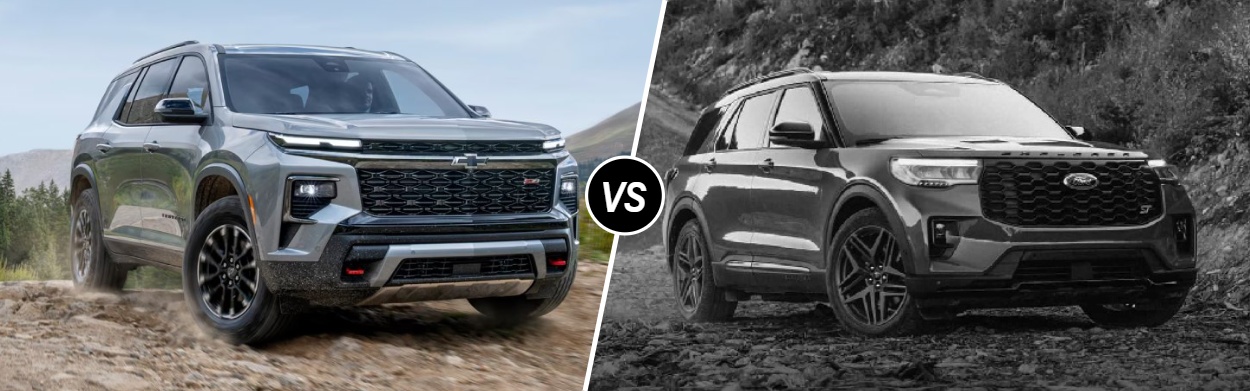 2025 Chevrolet Traverse vs 2025 Ford Explorer in Biloxi, MS