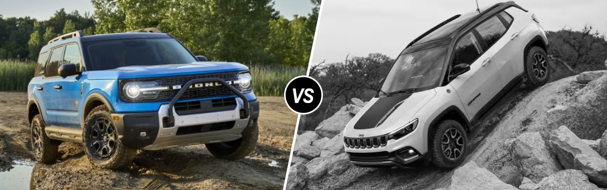 2025 Ford Bronco Sport vs 2025 Jeep Compass near Wausau, WI