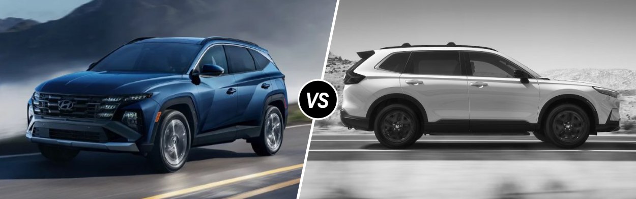 2025 Hyundai Tucson vs 2025 Honda CR-V near Wausau, WI