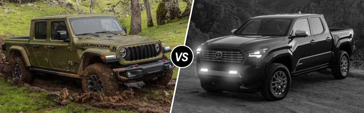2025 Jeep Gladiator vs 2025 Toyota Tacoma in Cedar City, UT