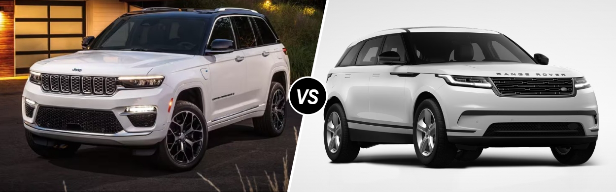 2025 Jeep Grand Cherokee vs 2025 Land Rover Range Rover Velar in Skokie, IL