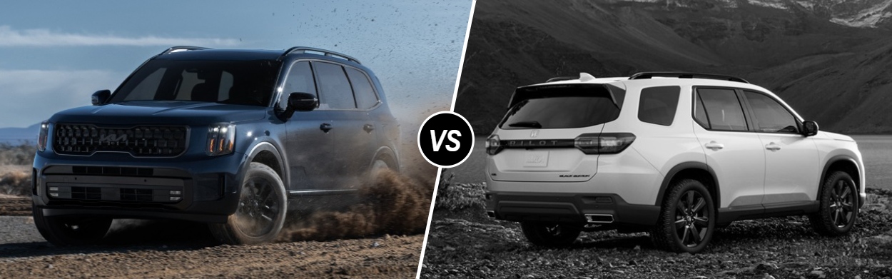 2025 Kia Telluride vs 2025 Honda Pilot in Eau Claire, WI