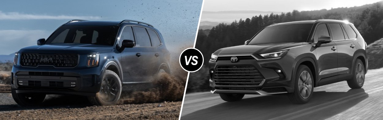 2025 Kia Telluride vs 2025 Toyota Grand Highlander in Tustin, CA