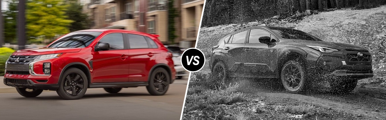2025 Mitsubishi Outlander Sport vs 2025 Subaru Crosstrek in St. Cloud, MN