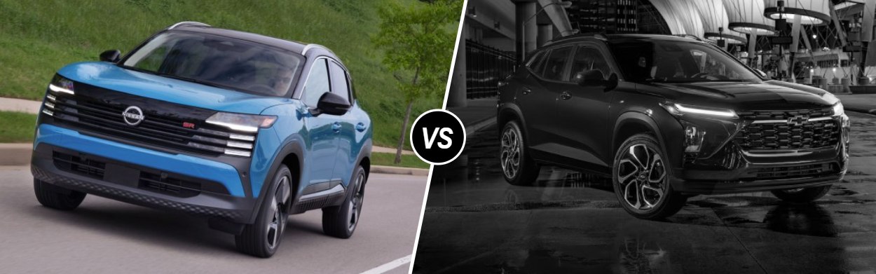 2025 Nissan Kicks vs 2025 Chevrolet Trax in Dyersburg, TN