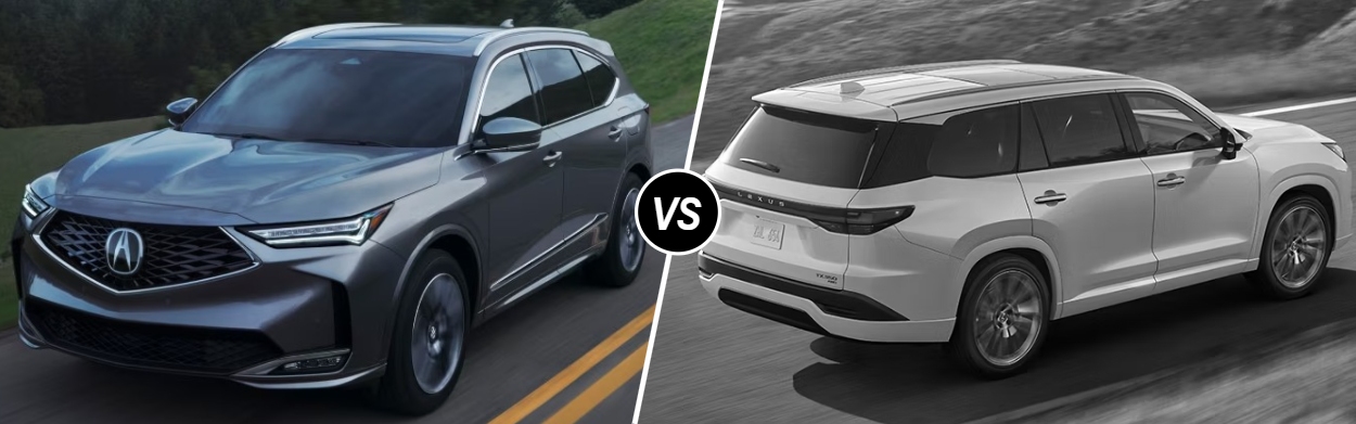 2026 Acura MDX vs 2026 Lexus TX near Columbus, OH