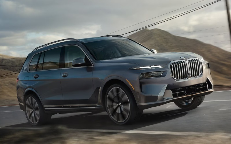 Which three-row luxury SUV rides smoother around Rolling Meadows, IL — the 2026 BMW X7 or the 2026 Mercedes-Benz GLS?