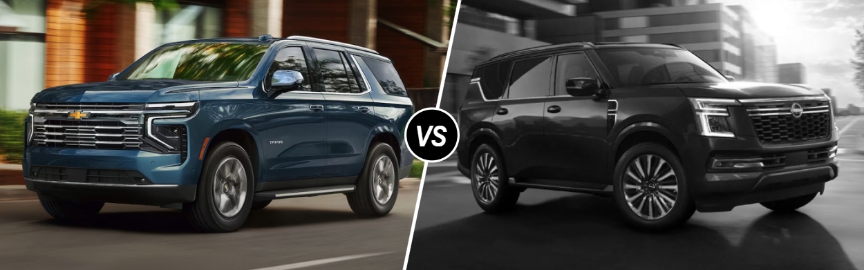 2026 Chevrolet Tahoe vs 2026 Nissan Armada near Bourbonnais, IL
