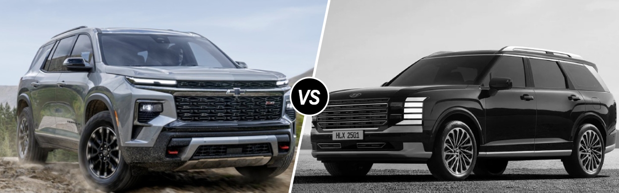 2026 Chevrolet Traverse vs 2026 Hyundai Palisade in Pompano Beach, FL
