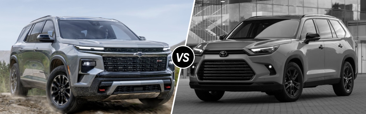2026 Chevrolet Traverse vs 2026 Toyota Grand Highlander near Bourbonnais, IL