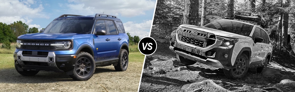 2026 Ford Bronco Sport vs 2026 Subaru Forester Wilderness in Cumberland, WI