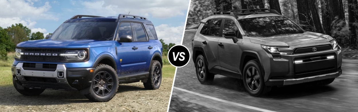 2026 Ford Bronco Sport vs 2026 Toyota RAV4 in Huron, OH