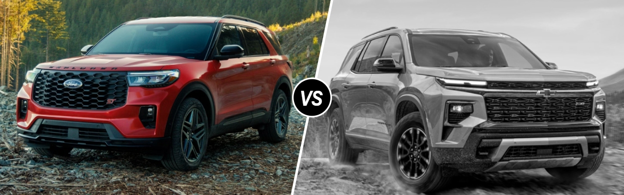 2026 Ford Explorer vs 2026 Chevrolet Traverse in Clinton, MO