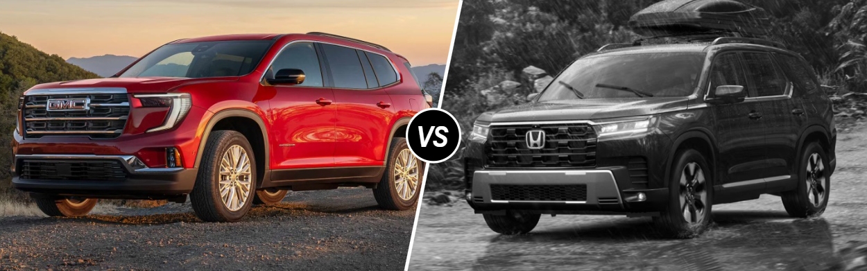 2026 GMC Acadia vs 2026 Honda Pilot in Rice Lake, WI