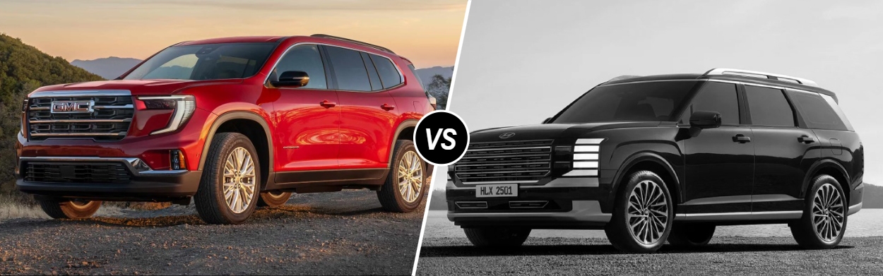 2026 GMC Acadia vs 2026 Hyundai Palisade near Hastings, NE