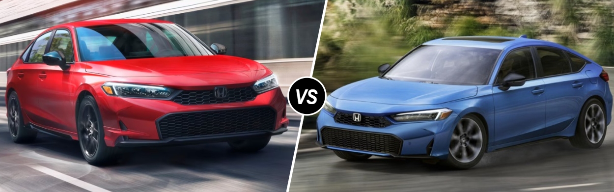 2026 Honda Civic Sedan vs 2026 Honda Civic Hatchback near Jackson, MS