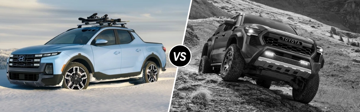 2026 Hyundai Santa Cruz vs 2026 Toyota Tacoma near Wausau, WI