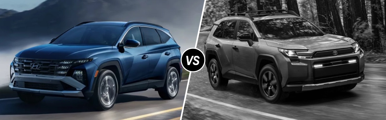 2026 Hyundai Tucson vs 2026 Toyota RAV4 near Hastings, NE