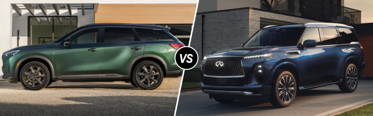 2026 INFINITI QX60 vs 2026 INFINITI QX80 near Canton, MI