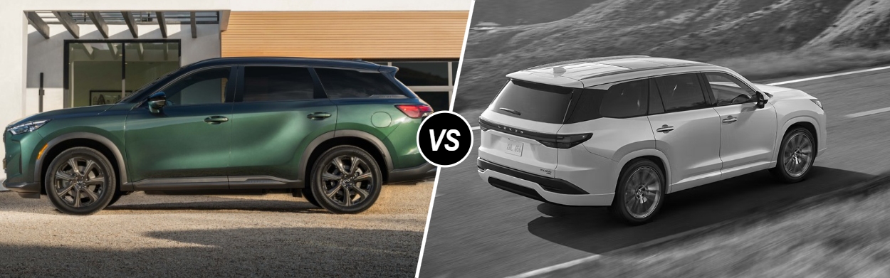 2026 INFINITI QX60 vs 2026 Lexus TX in Ann Arbor, MI