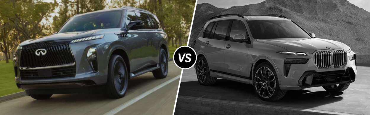 2026 INFINITI QX80 vs 2026 BMW X7 in Ann Arbor, MI