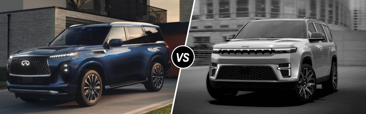 2026 INFINITI QX80 vs 2026 Jeep Grand Wagoneer in Ann Arbor, MI