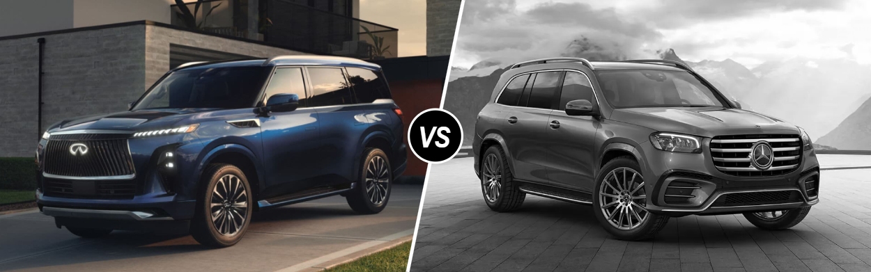 2026 INFINITI QX80 vs 2026 Mercedes-Benz GLS in Ann Arbor, MI