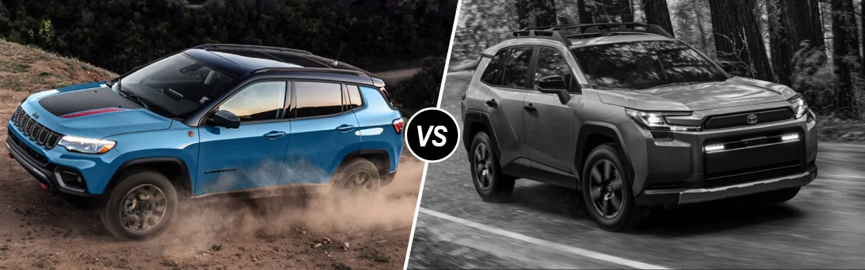 2026 Jeep Compass vs 2026 Toyota RAV4 in Hampshire, IL