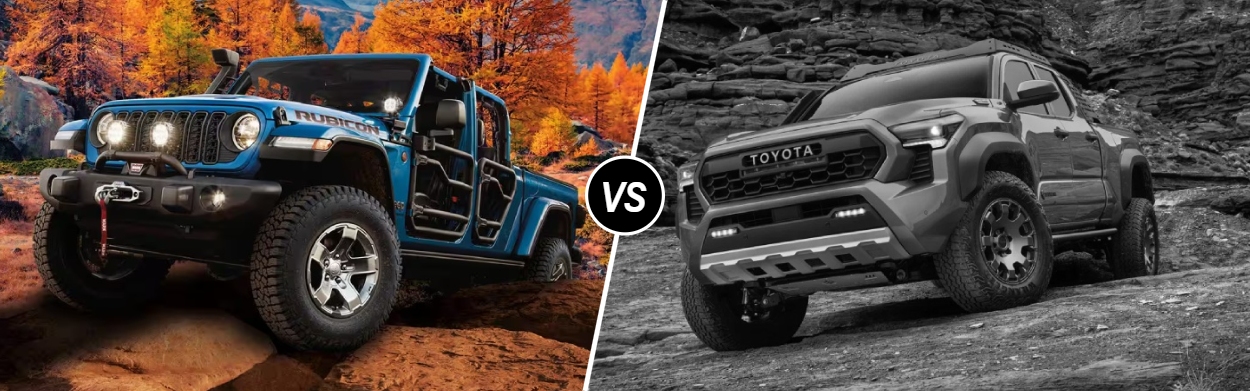 2026 Jeep Gladiator vs 2026 Toyota Tacoma near Grand Island, NE