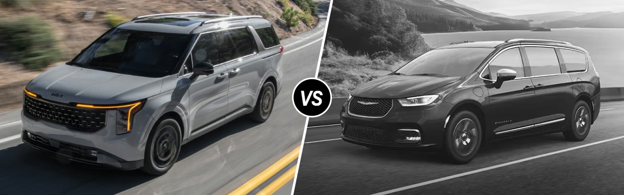 2026 Kia Carnival MPV Hybrid vs 2026 Chrysler Pacifica Plug-in Hybrid in Tustin, CA