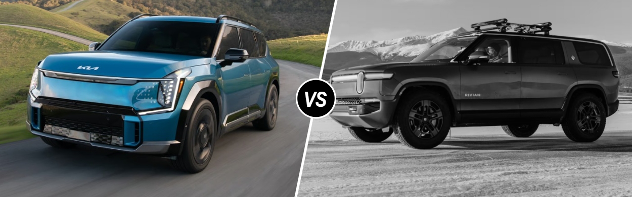 2026 Kia EV9 vs 2026 Rivian R1S in Tustin, CA