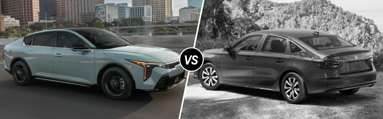 2026 Kia K4 vs 2026 Honda Civic Sedan in Toms River, NJ