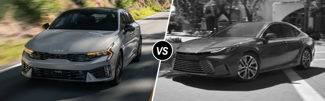 2026 Kia K5 vs 2026 Toyota Camry in Mission Viejo, CA