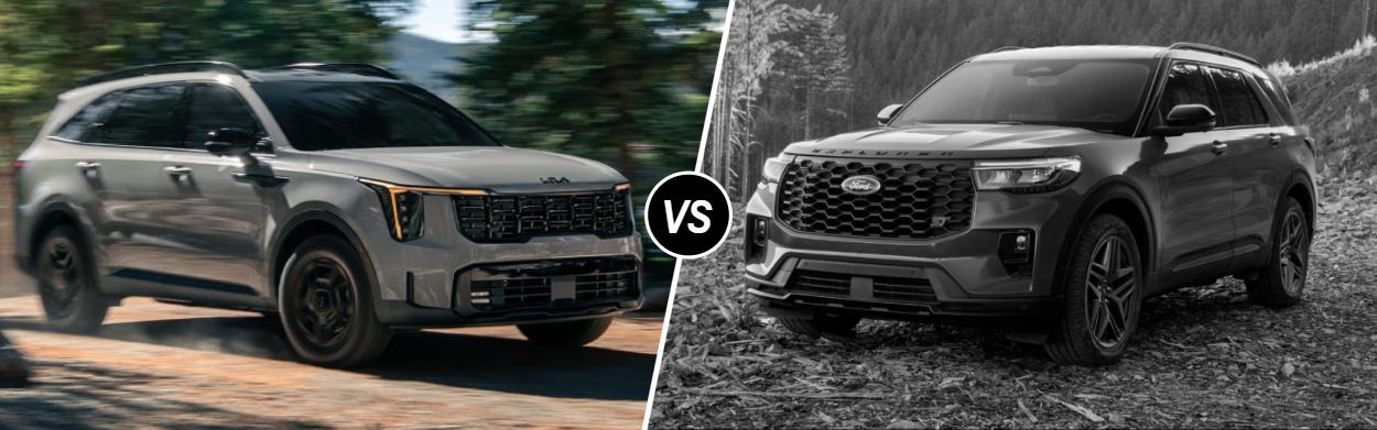 2026 Kia Sorento vs 2026 Ford Explorer in Tustin, CA
