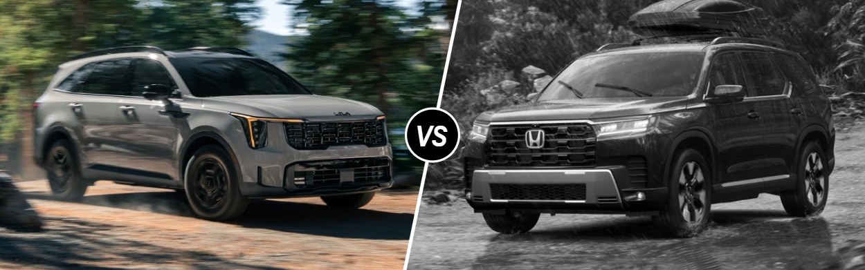 2026 Kia Sorento vs 2026 Honda Pilot near Anaheim, CA
