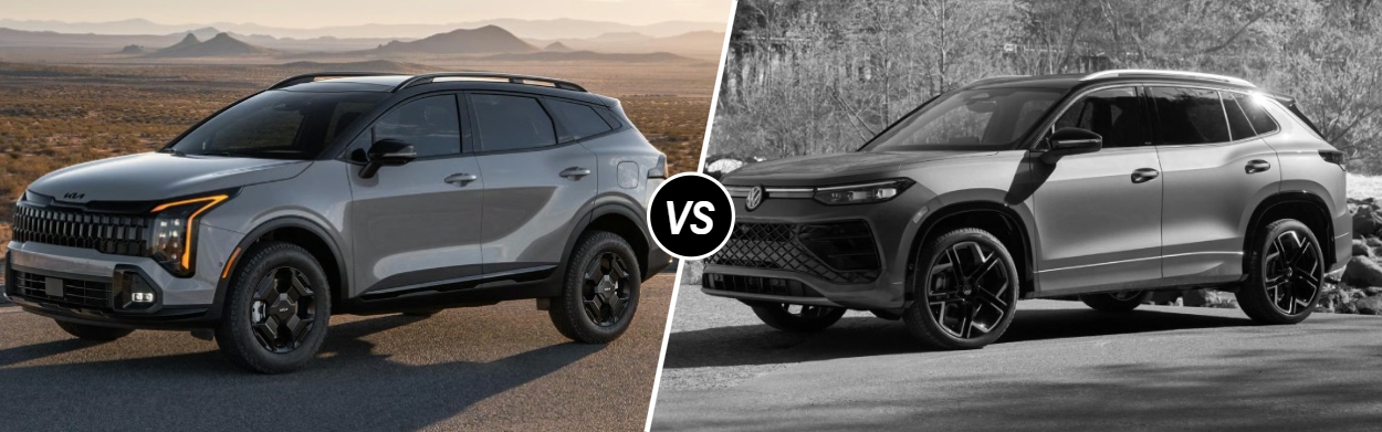 2026 Kia Sportage vs 2026 Volkswagen Tiguan in Mission Viejo, CA