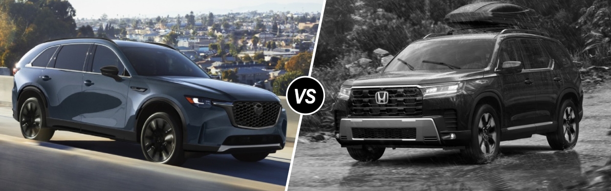 2026 Mazda CX-90 vs 2026 Honda Pilot in Tustin, CA