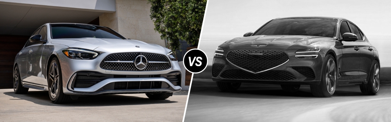 2026 Mercedes-Benz C-Class vs 2026 Genesis G70 near Ridgefield, CT