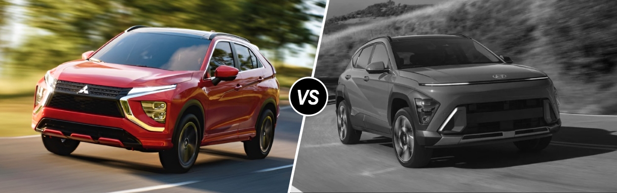 2026 Mitsubishi Eclipse Cross vs 2026 Hyundai Kona near Orem, UT