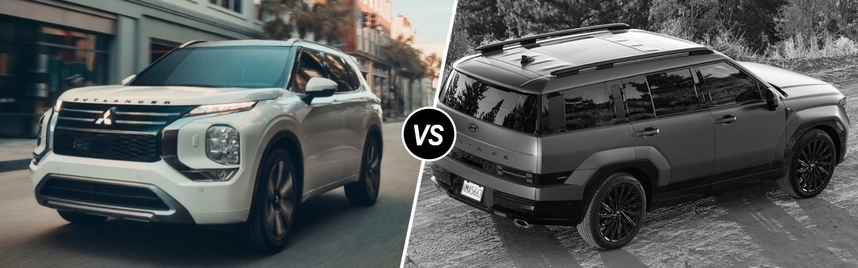 2026 Mitsubishi Outlander vs 2026 Hyundai Santa Fe near Centreville, VA
