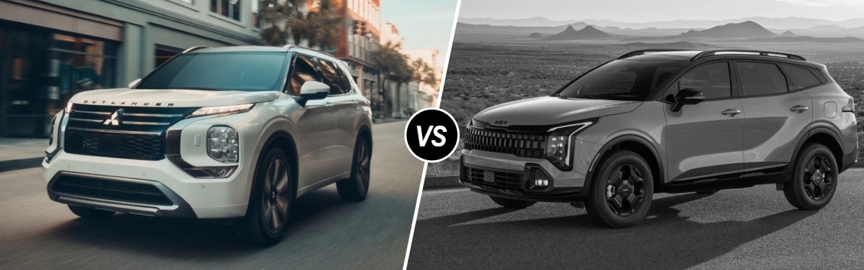 2026 Mitsubishi Outlander vs 2026 Kia Sportage in Pleasantville, NJ
