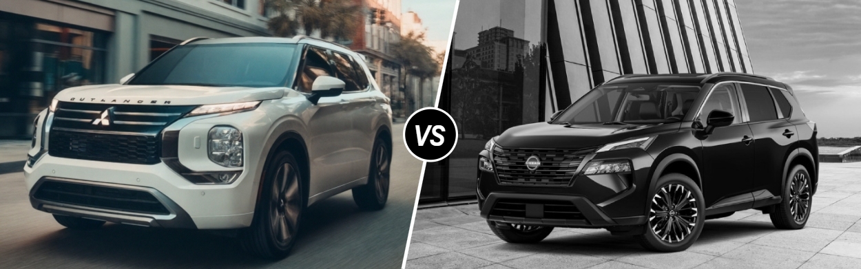 2026 Mitsubishi Outlander vs 2026 Nissan Rogue near Cherry Hill, NJ